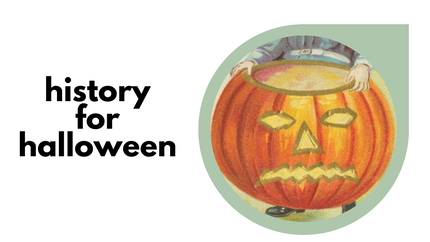 history for halloween